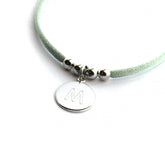 LETTER - customizable necklace silver medal 17mm